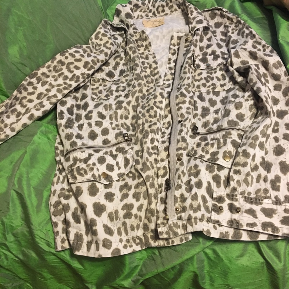 Leopard print utility jacket by Velvet