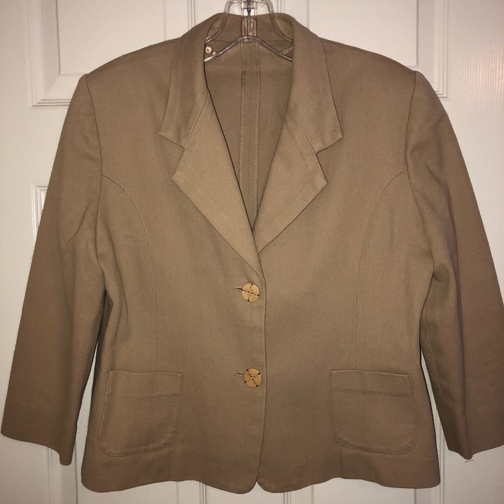 Tan blazer