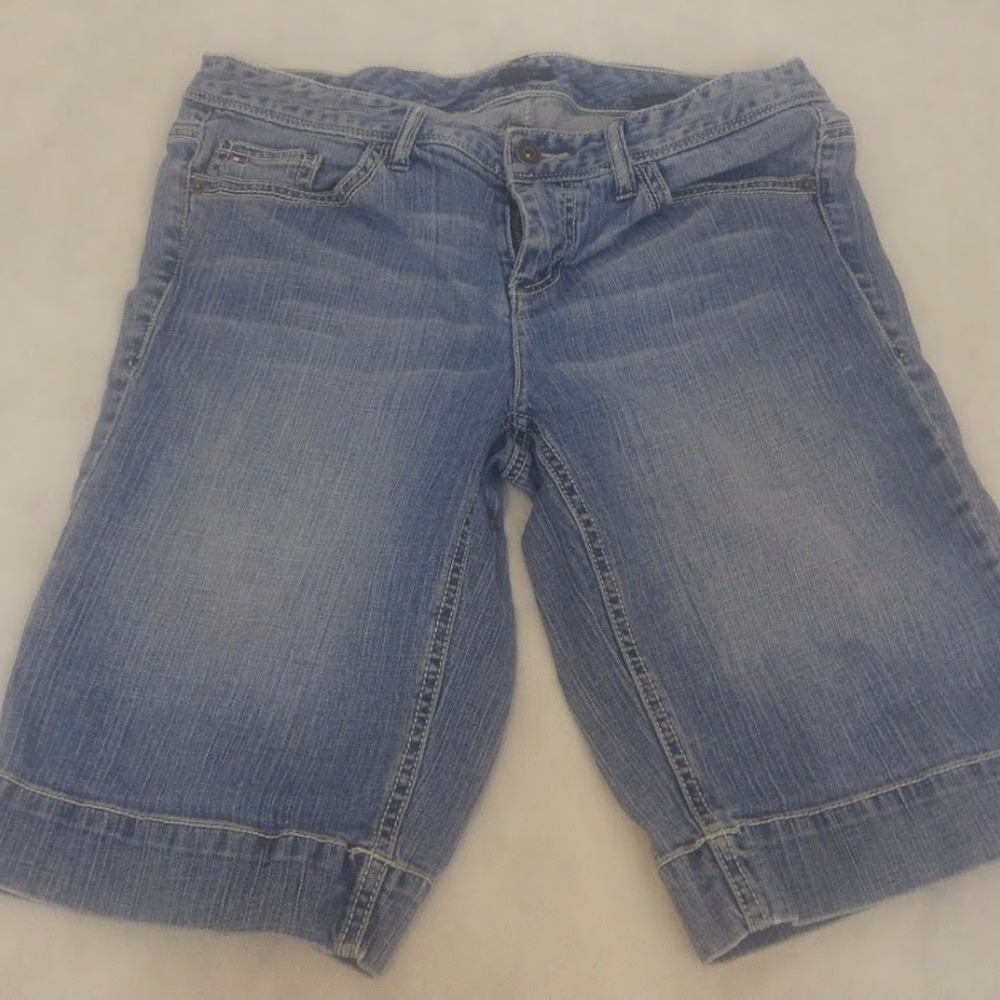 Tommy Hilfiger Womens Bermuda Shorts Denim Jean 10