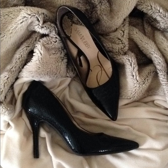 Sam & Libby Shoes - Sam & Libby Faux snakeskin heels