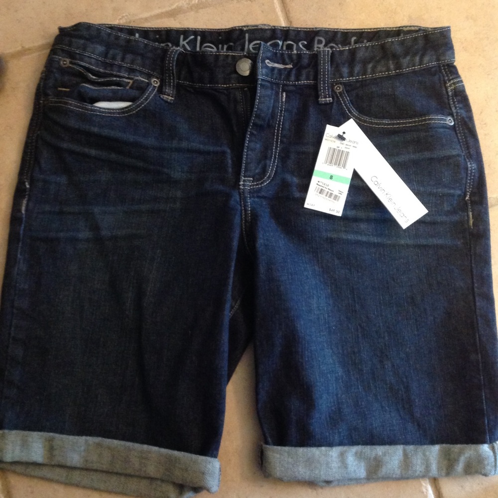 Denim shorts
