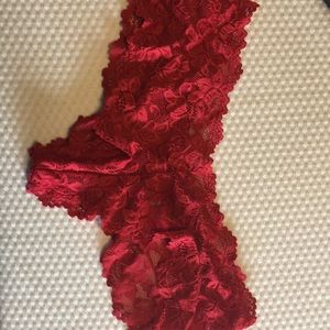 Lacy cheeky boy shorts