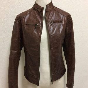 Vera Pelle Faux Italian Leather Jacket