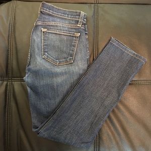 J brand mid rise straight leg jeans