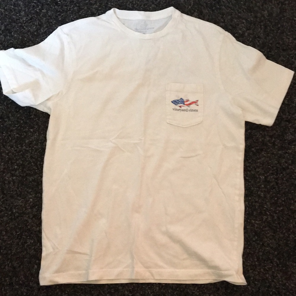 White America Fish Vineyard Vines Tshirt