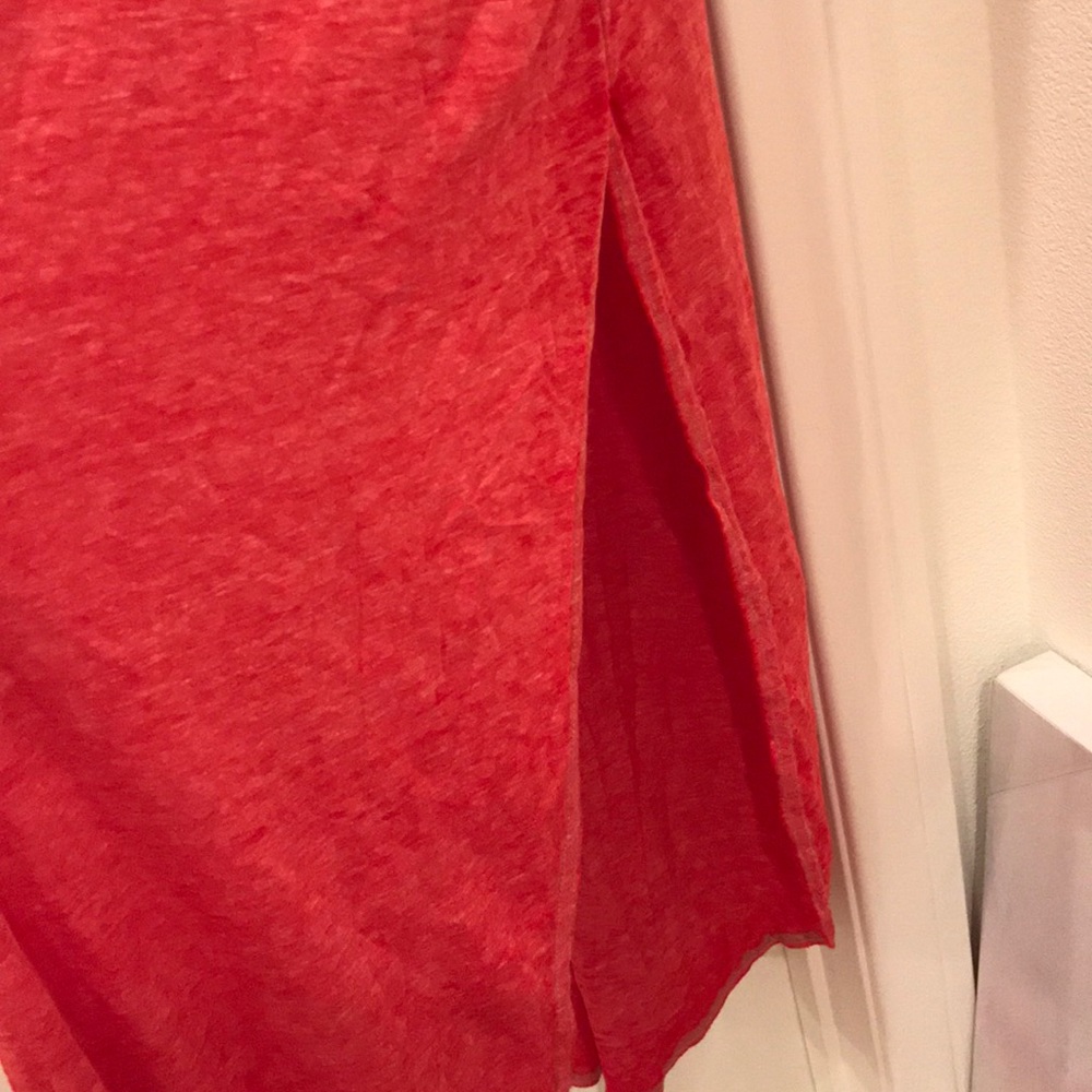 Free People triblend maxi dress & shoulder cut-out - Picture 4 of 8