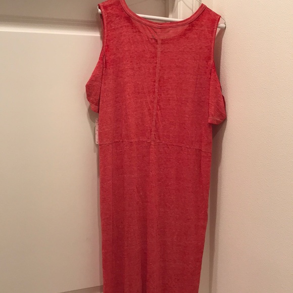 Free People triblend maxi dress & shoulder cut-out - Picture 5 of 8