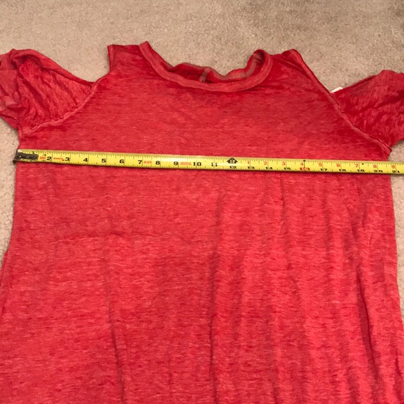 Free People triblend maxi dress & shoulder cut-out - Picture 7 of 8