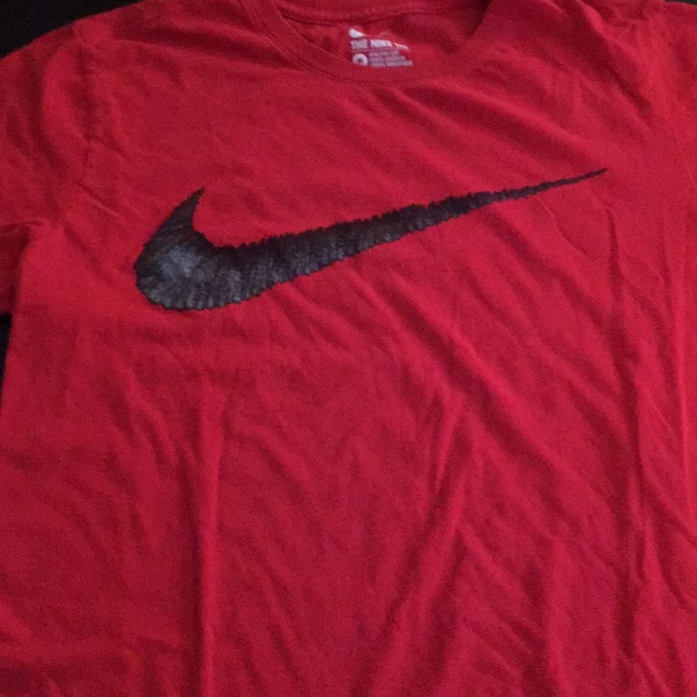 Nike red athletic tee