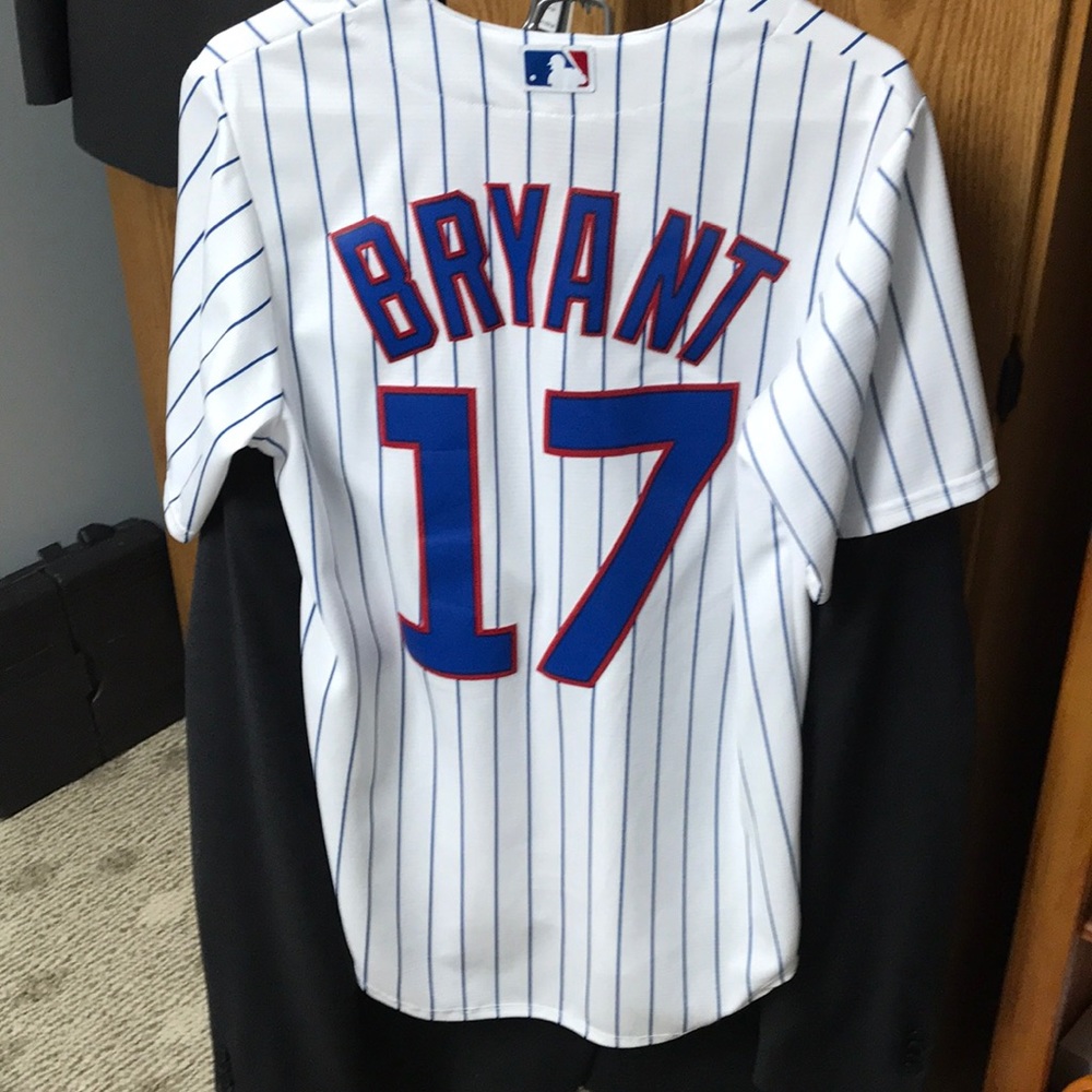 Kris Bryant pinstripe jersey