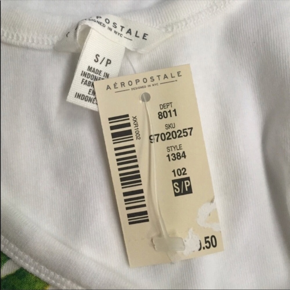{XS, S, M,} Aeropostale Parrot Crop Top - Picture 5 of 7