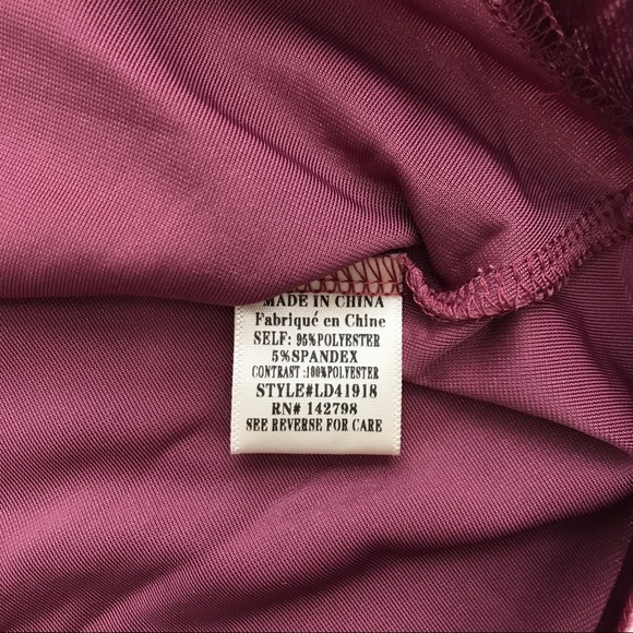 Mauve Velvet Dress - Picture 8 of 8