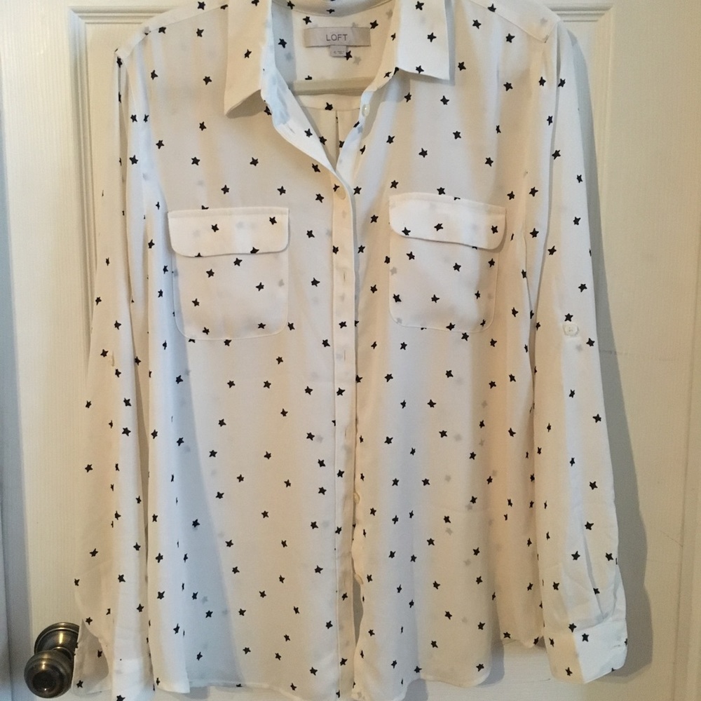 Lightweight Star Patterned Blouse