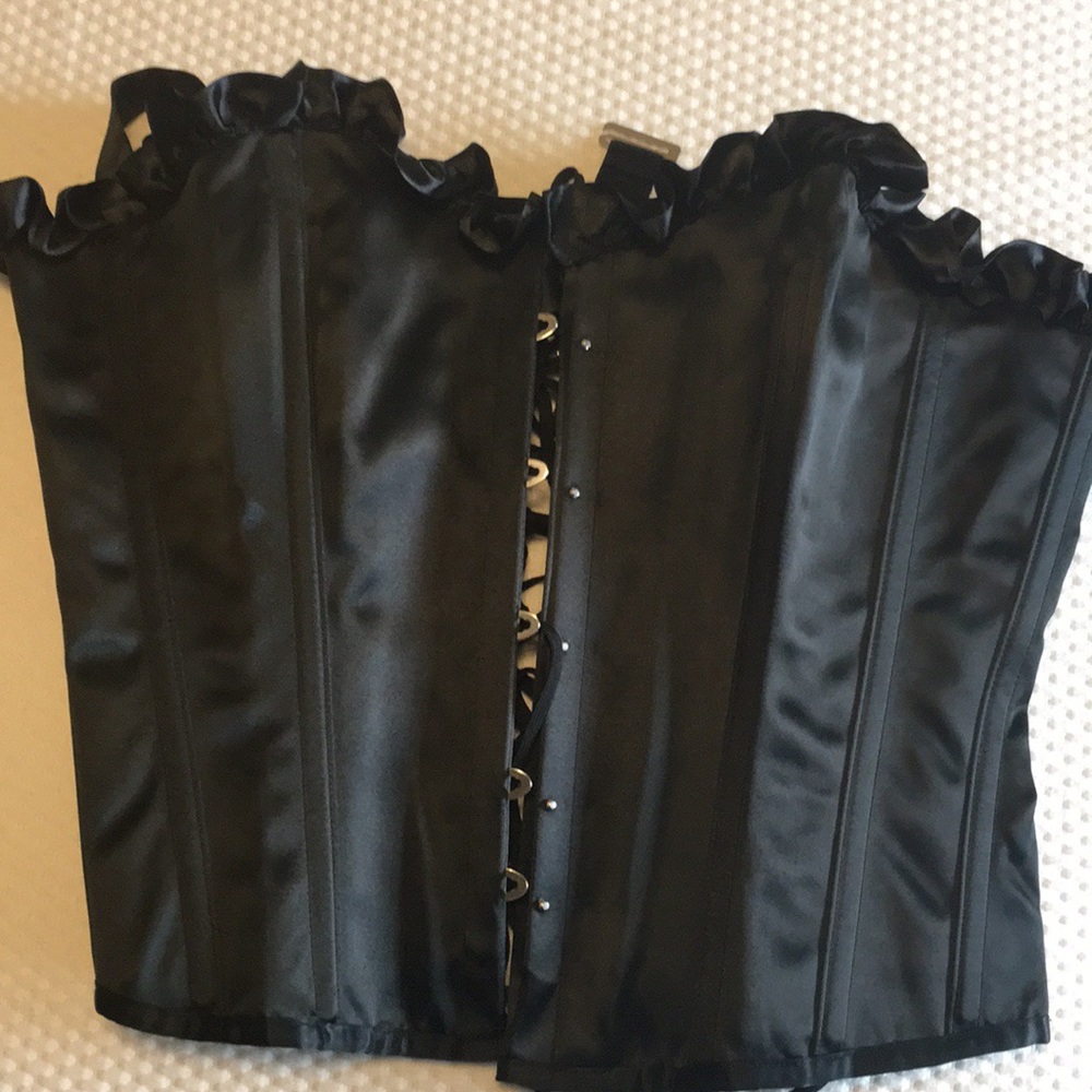 Sabina Luxe Steel Boned Corset with Halter Strap