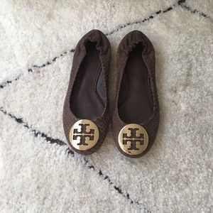 Tory Burch Brown Flats - Size 5.5