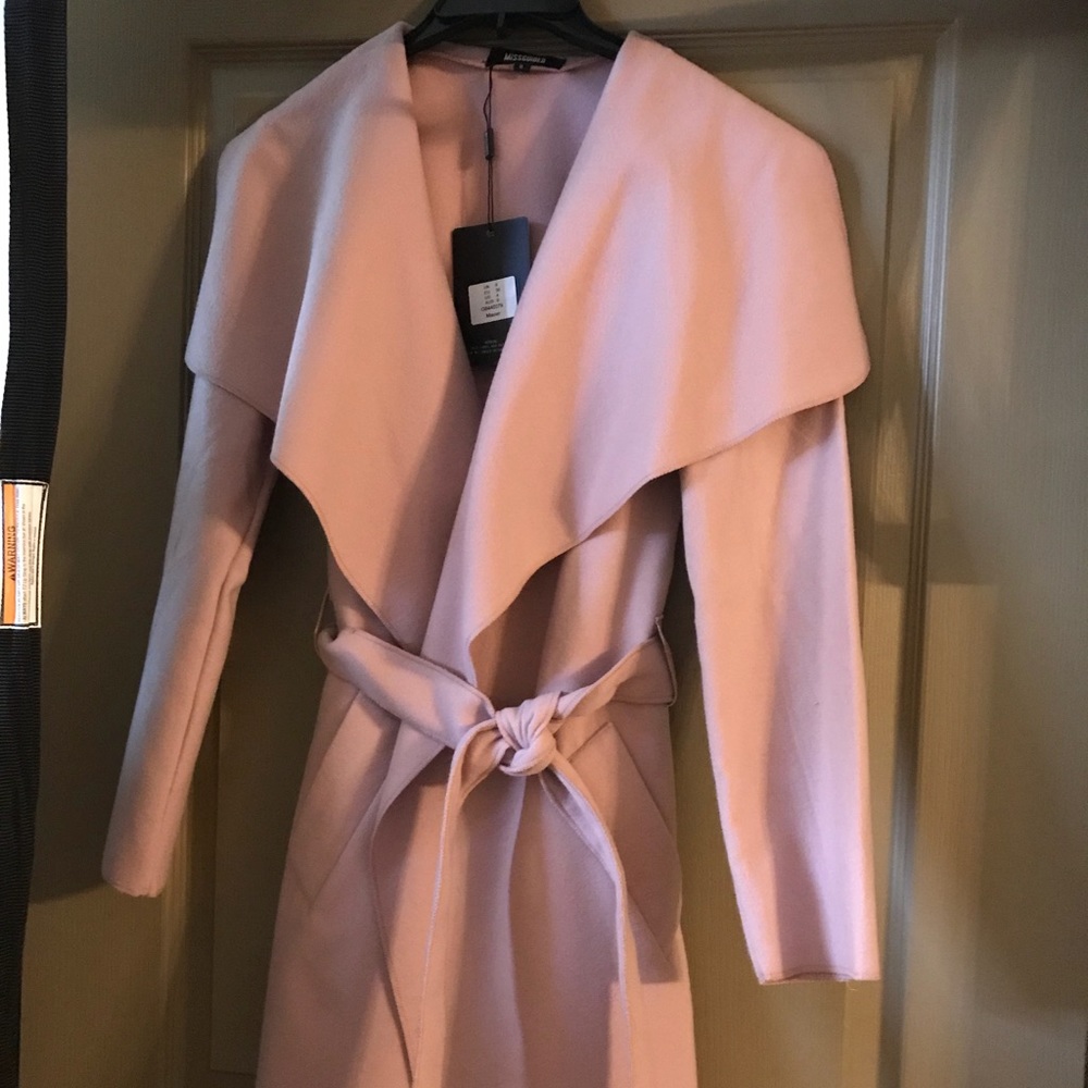 Brand new with tags Missguided mauve trench coat