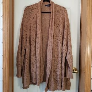 Comfy light brown sweater - 4X