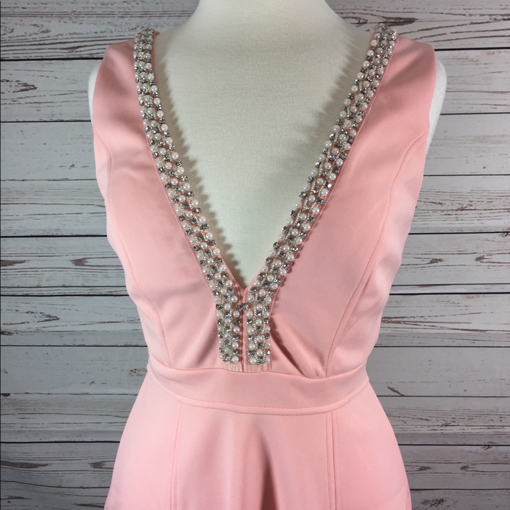 Pink with pearls dress - Picture 2 of 5