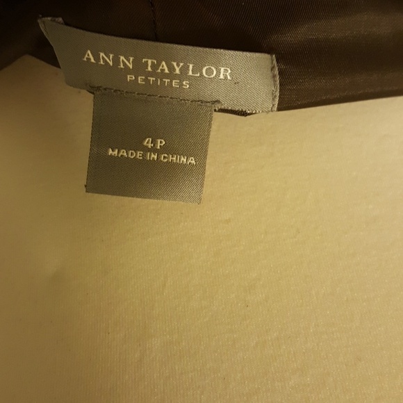 Ann Taylor Maxi silk skirt. Brown. Sz 4p - Picture 5 of 5