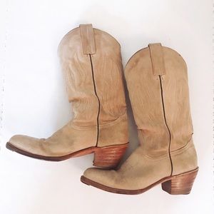 Frye Men’s Suede Cowboy Boots size 9 1/2 D
