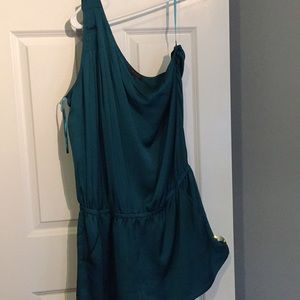 Sexi Asymmetrical Silky Romper