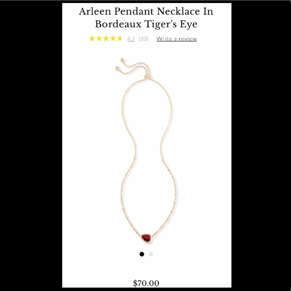 Kendra Scott Arlene Necklace in Bordeaux