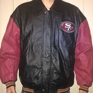 49ERS GAME DAY ESSEX MFG INC VARSITY JACKET