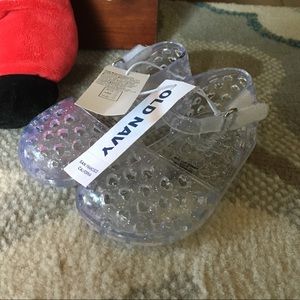 Baby toddler Old Navy clear jellies