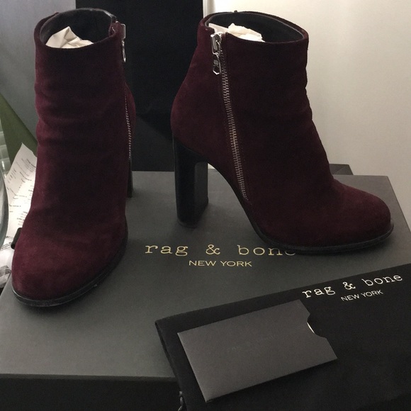 Rag and Bone Suede Avery High Boot - Picture 3 of 8