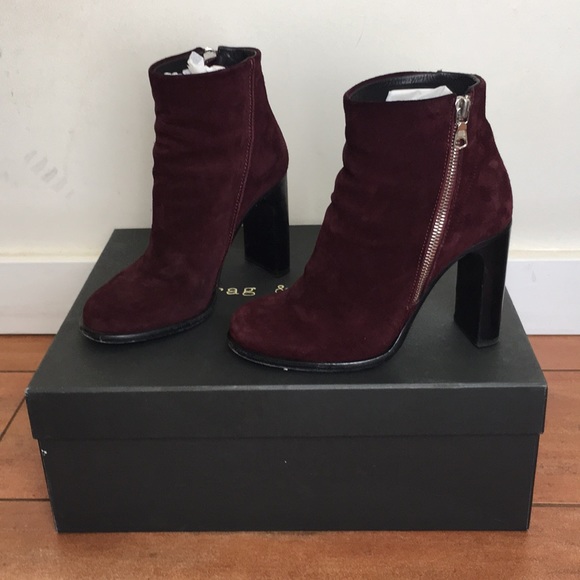 Rag and Bone Suede Avery High Boot - Picture 2 of 8