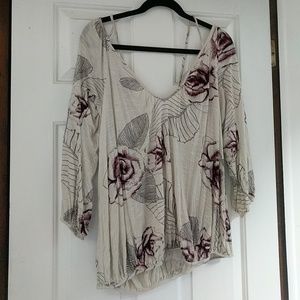 FREE PEOPLE off shoulder blouse