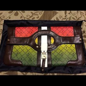 L.A.M.B. Ombré Oversized Clutch