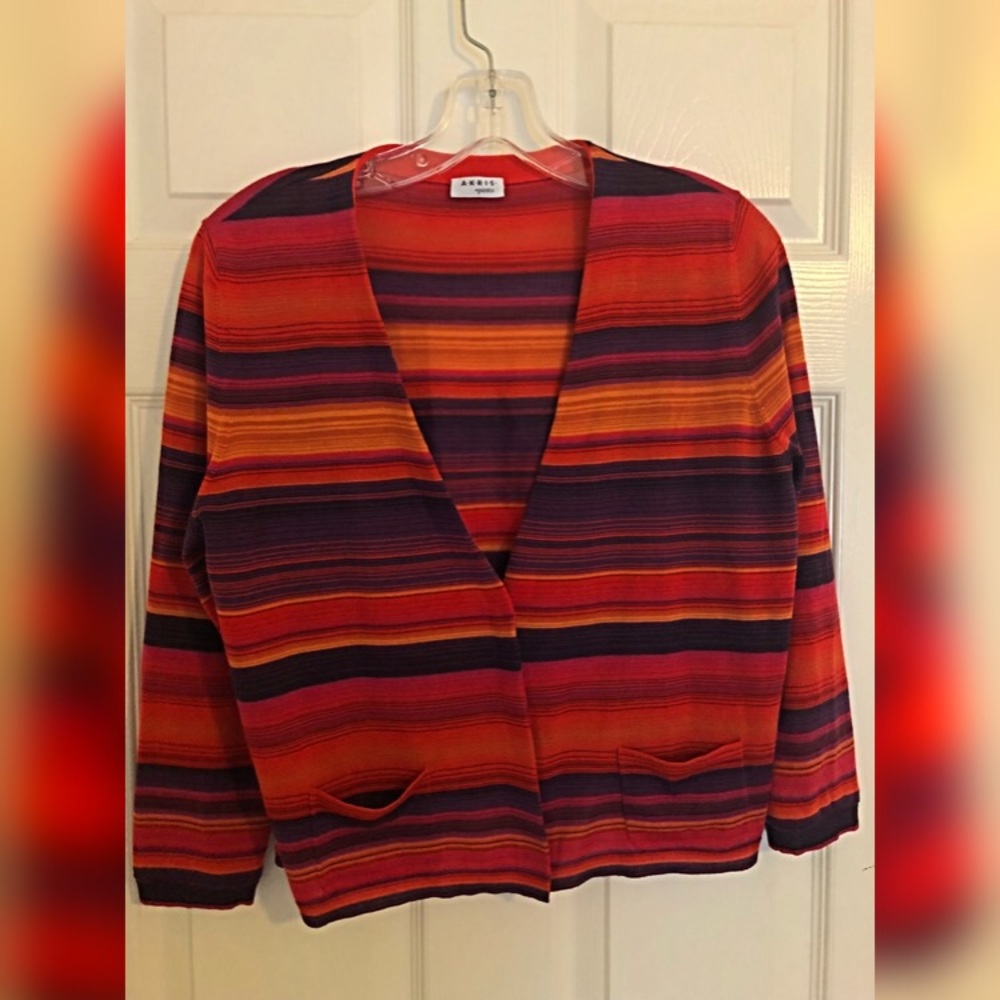 Striped cardigan