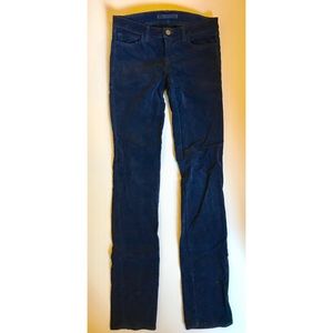 navy corduroy jbrand jeans