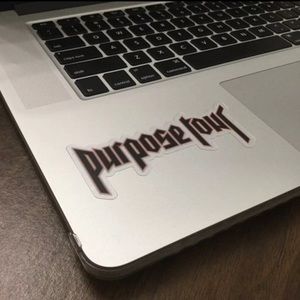 Brand New Justin Bieber Purpose Tour Sticker