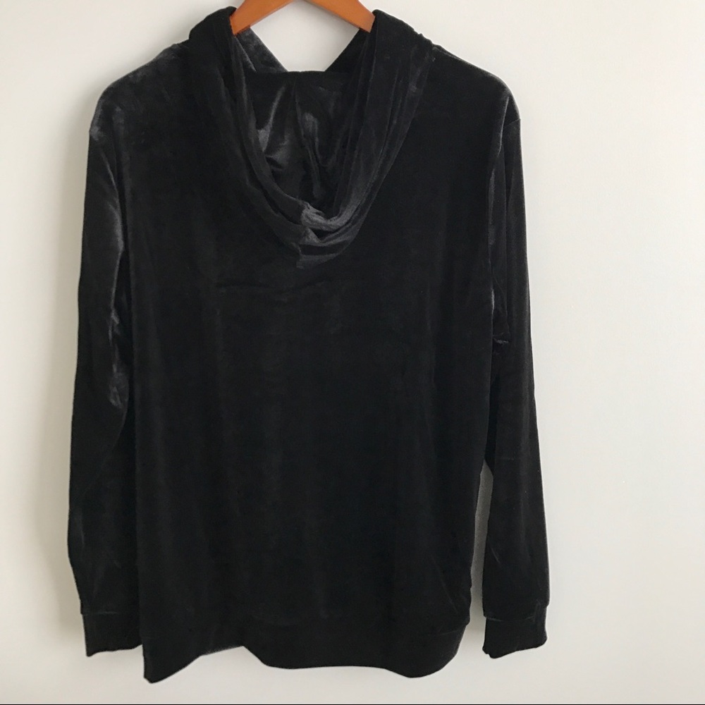 Black Velvet Hoodie - Picture 5 of 8