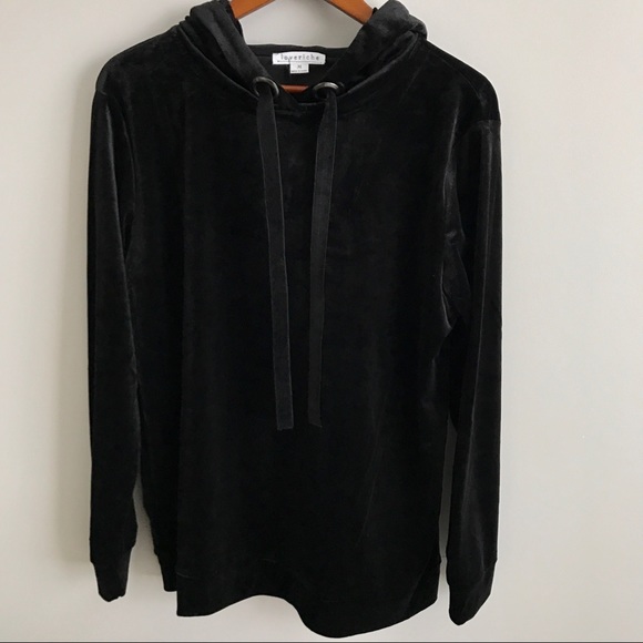 Black Velvet Hoodie - Picture 4 of 8