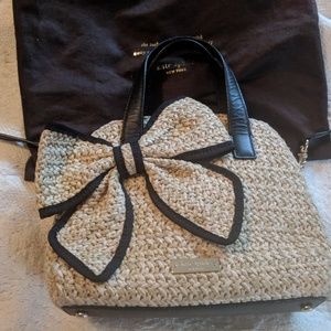 Kate Spade straw crossbody