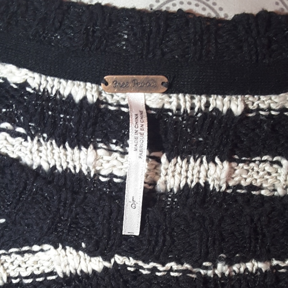 πΉHPπΉ Free People knit flutter top sweater large - Picture 3 of 8