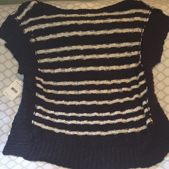 🌹HP🌹 Free People knit flutter top sweater large - Picture 5 of 8