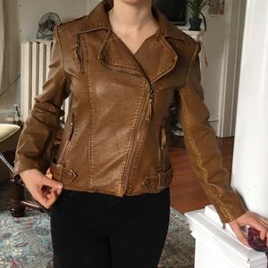 Cute leather jacket