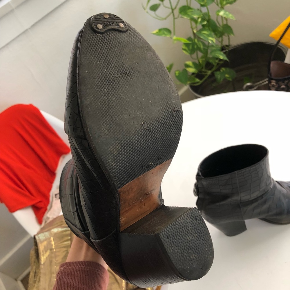 Rag And Bone Newbury Booties In Embossed Croc - image 6