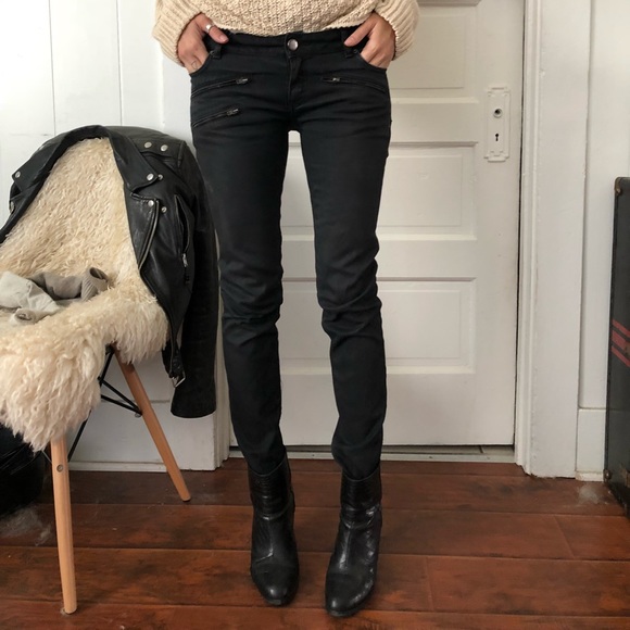 Rag and Bone Newbury booties in embossed Croc - Picture 2 of 6