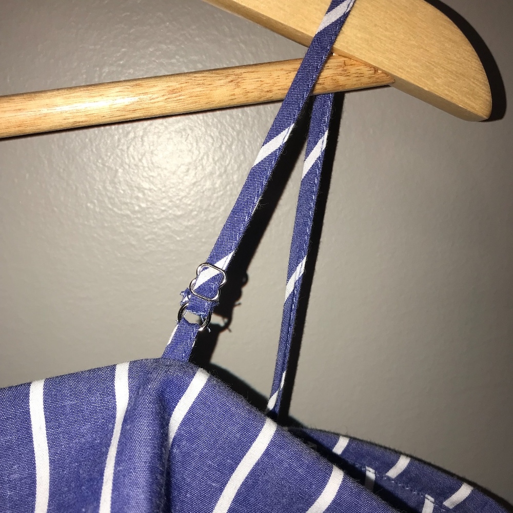 NWT! Ark. & Co. blue with white striped dress - Picture 3 of 7
