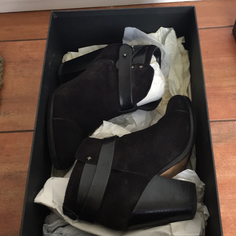 Rag And Bone Suede Harrow Boot In Asphalt. - image 2