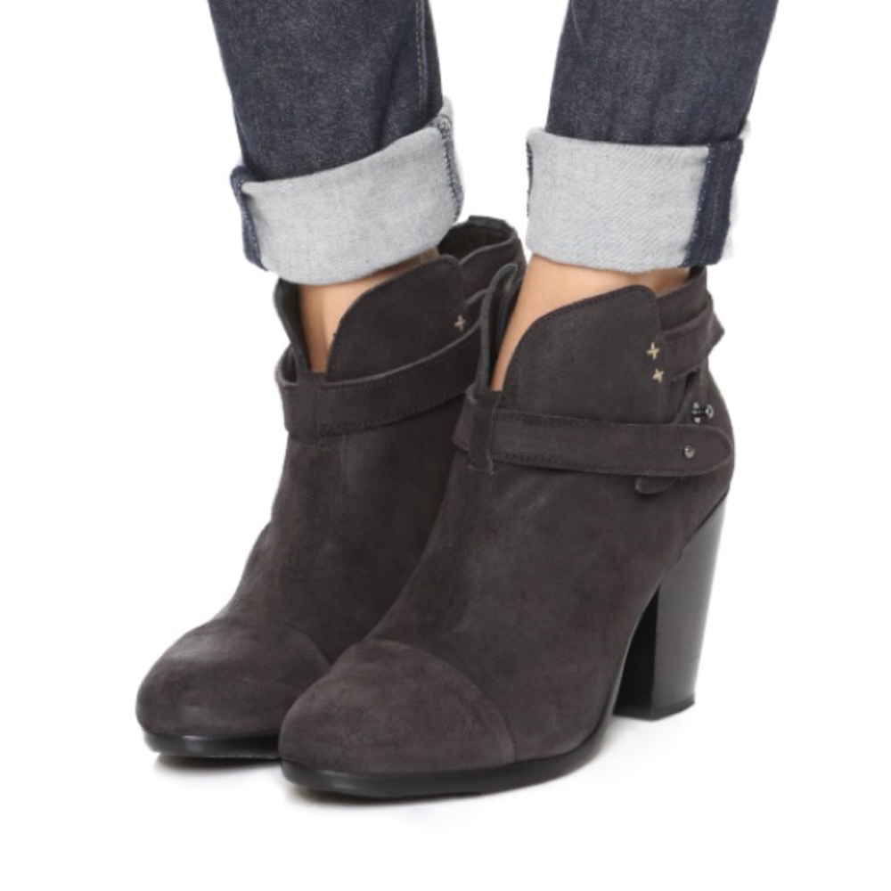 Rag And Bone Suede Harrow Boot In Asphalt. - image 1