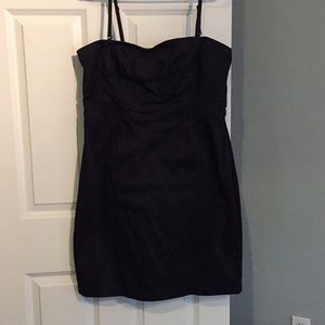 Black Stretch Cotton Dress