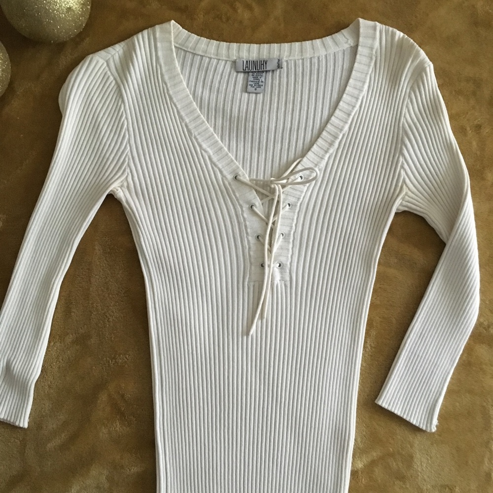 🍁🍁 Ribbed stretch top