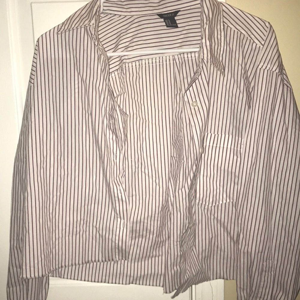Striped long sleeve shirt