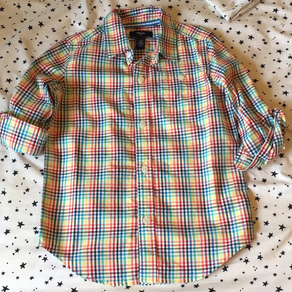NWT Gap kids button down shirt